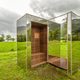 Illustration for article titled This Lookout Made of Mirrors Can Hide In Plain Sight